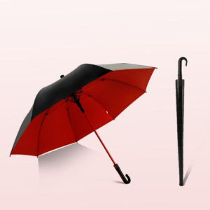 RayMeng  ร่มกอล์ฟขนาดใหญ่ ร่มออโต้ก้านยาว ร่มมีเคสกันแดดUV ขนาดใหญ่สองชั้น 2-3คน ร่มกันฝนด้ามยาว