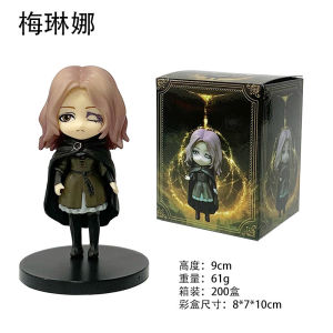 AU Nhẫn của Elden Q Phiên bản Mèlina Rani Mèo Mô hình trang trí game Cô gái ma thuật mèo Chiến đấu với sói đóng hộp