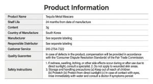 Mascara Eyelash Makeup/Steel Tube Mascara For Everyday Women/Long Lasting Curling/Natural Look/Fine Brush/Defined Style