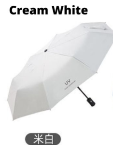 Auto Open Dual-Use Sun Umbrella Sunscreen UV Umbrella Rain Parasol Frame Windproof (Automatic Open & Close)