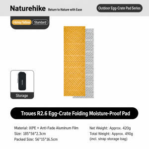 Naturehike Waterproof Camping Mat Folding Moist-proof Mat Outdoor Mat Camping Mat Aluminium Foil Mat