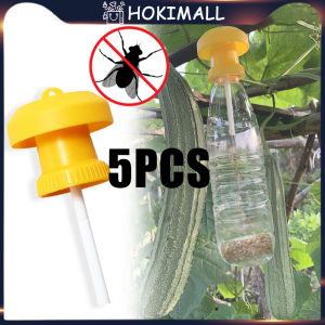 5PCS Perangkap Lalat Buah Drosophila Bahan Plastik Warna Kuning  6x6x2CM Fruit Fly Trap