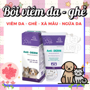 kem bôi ghẻ viêm nấm da Anti Derm hãng Vemedim dành cho chó mèo - T3 PETS SHOP