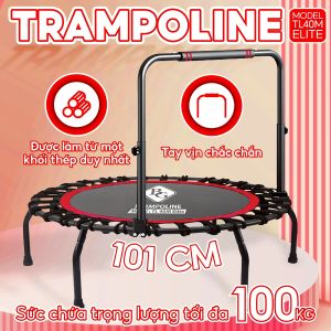 (40M-E) BG - Sàn Nhún Bạt Nhún Cao Cấp Dành Cho Mọi Lứa Tuổi 2 Màu Trampoline 40INCH ELITE Có Tay