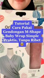 Gendongan Kaos Geos Bayi: Gendongan Instan Modern & Praktis