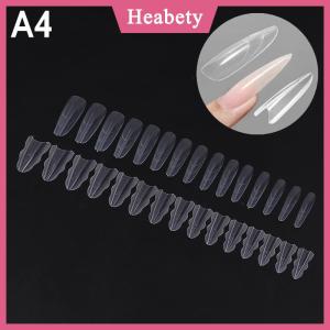 Heabety  Mở Rộng Móng Tay Poly Kép Hình Dạng 60Pcs Nail Gel Khuôn Nhanh Chóng Xây Dựng Lời Khuyên Tái Sử Dụng Móng Tay Nghệ Thuật Công Cụ Cho Nhanh Salon Nhà Tự Làm Sử Dụng