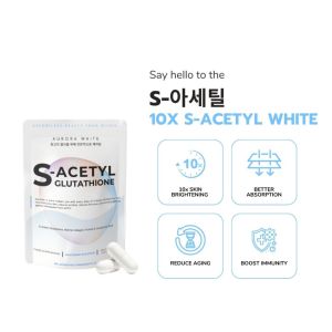 S-Acetyl Glutathione Whitening Capsules with Collagen & Hyaluronic Acid Beauty Supplement 700mg