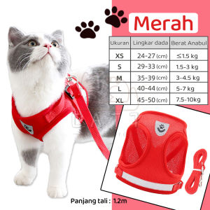 ROMPI HARNESS + TALI TUNTUN ROMPI KUCING ANJING MURAH TALI TUNTUN MURAH CAT DOG LEASH