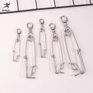 DP👓🧤🎾 1 cái vòng thép không gỉ Kẹp câu cá ngừ với đầu nối vòng xoay cho spearfishing phụ kiện câu cá dài