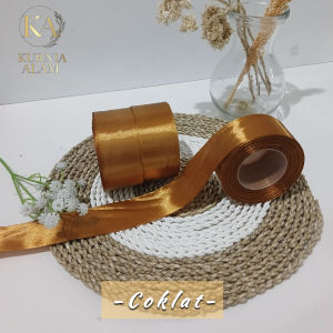 Pita Satin Eagle Import Taiwan Ukuran 1 1/2 inch atau lebar 4 cm di Jual Per ROLL isi 22.5yard