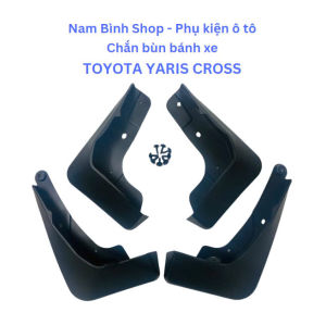 Bộ 4 miếng chắn bùn nhựa Toyota Yaris Cross 2023 2024 2025 chất liệu nhựa dẻo cao cấp lắp đặt dễ dàng.