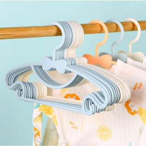 Baby Clothes Hanger 10 Pcs/set Kids Clothes Hanger Rack Display Hanger Solid Plastic Hangers