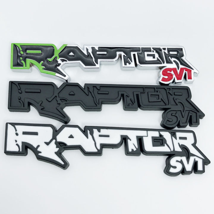 Zinc Alloy Car Emblems RAPTOR SVT Logo Car Badge Sticker Accessories ...