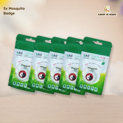 Kamay ni Nanay Natural Mosquito Repellent Clip for Babies - Safe Hypoallergenic Easy to Use Fits All Sizes
