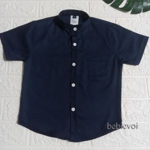 kemeja polos anak laki laki kemeja anak warna hijau army hem anak usia 1-8tahun