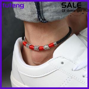 fufeng Handmade Mens Womens Rope Anklet Ankle Bracelet Barefoot Sandal Beach Jewelry