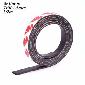 2Meters/Roll Adhesive Magnetic Tape Double Sided Flexible Magnetic Rubber Strip Ferrite Magnet