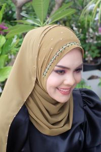 ฮิญาบ สวม2หน้า รุ่นมินิคริสตัล