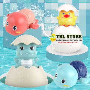 Đồ chơi nhà tắm cho bé đồ chơi trứng khủng long thả bồn tắm bể bơi cho bé đồ chơi nhà tắm vui nhộn an toàn - TKL STORE