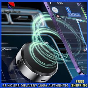 Vktech Vacuum Adsorption Suction Cup Universal Mobile Phone Bracket 360 Rotation Adjustable Magnetic Hands-Free Shower Phone Holder Cell Phone Stand for iPhone 15/14/13/12 for Car/Gym/Mirror/Smooth Surface
