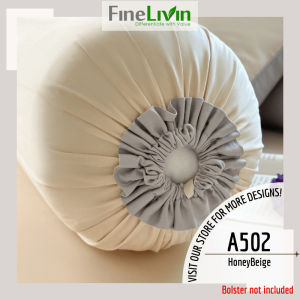 FINELIVIN Bolster Cover  Plain 100% Pure Cotton  Local Stock - 2