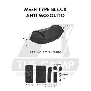 Naturehike Hammock Ultralight Double Hanging Mesh Anti Mosquito Outdoor Camping Bed Chair Table CNH22HJ001 NH21DC011