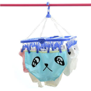32 clip folding hanger clip drying racks drying socks discs multiple clips clothes rack