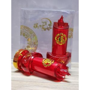 Đèn cầy điện tử dùng pin 3A DTN03 ánh sáng đỏ