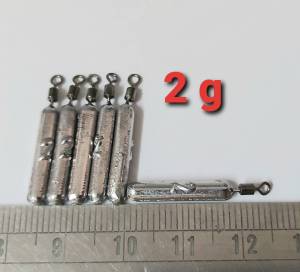 ตะกั่วตกปลา ตะกั่วDrop Shot rig ตะกั่วทรงหยดน้ำ ตะกั่วถ่วง ทรงแท่งตรง//นำ้หนัก 2-20 กรัม //1ห่อบรรจุ 5 อัน