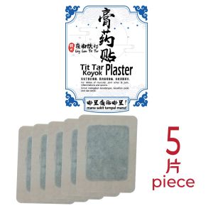 Ling Lam Tit Tar Koyok Plaster 5 piece per  嶺南跌打新型膏药贴5片装