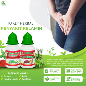 GANGJIE GHOSIAH DE NATURE OBAT PENYAKIT KELAMIN SIPILIS GONORE GO KENCING NANAH SAKIT HERBAL DE NATURE