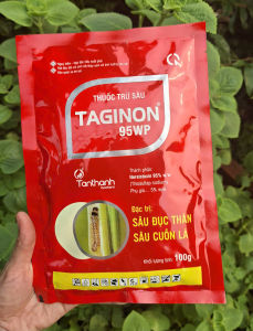 [TRUNG THIEN THINH] TAGINON 95WP (1 Gói 100G) – Thuốc Trừ Sâu Đục Thân Sâu Cuốn Lá Rầy Nâu Trên Lúa