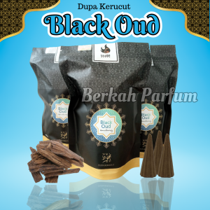 buhur dupa hio gaharu bakar kerucut wangi isi 50 BLACK OUD