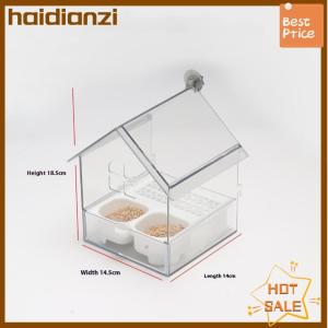 haidianzi Hanging Parrot Feeder Prevent Scattering Bird Feeding Bowl Multifunction Bird Bath Parakeets Bathtub Bird Cage Accessories