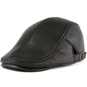 Mũ beret nam bằng da cừu cao cấp BR88