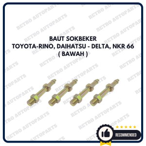 DAIHATSU - DELTA | Baut shockbreaker Toyota RINO DELTA Isuzu NKR 66 bagian bawah Shockbeker baut bawah mobil T-RINO DELTA I-NKR66 Baut bawah shock breaker T-RINO DELTA I-NKR66 Baud sok bawah RINO DELTA NKR66