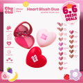 Chu Chu Beauty Heart Blush Duo in Always Rosy. 