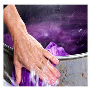 Vải lụa tơ tằm loang màu cam 100% tơ siêu mềm mượt và thoáng mát may áo bà ba áo dài và các loại váy đầm