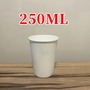 50/150pcs Disposable Hot Coffee Cups Paper Cups White For Party Picnic Travel And Events