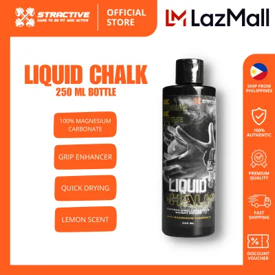 Stractive® Premium Liquid Chalk for Weightlifting Powerlifting Gymnastics Rock Climbing CrossFit – Sweat-Resistant Grip Enhancer Fast Drying Long-Lasting Formula