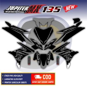 Stiker Mx 135 New Striping Motor Jupiter Mx 135 New Decal Yamaha Mx New 135 Hitech