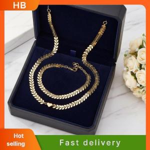 HB New Beads Womens Neck Chain Pearl Choker Necklace Gold Color Goth Chocker Jewelry On The Neck Pendant