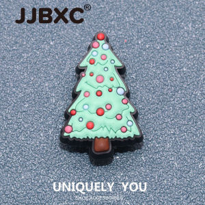 Jibbitz cross จิบบิท ต้นคริสต์มาส ตัวเสริมรองเท้า แบบเทศกาล สีสันสดใส จิ๊บบิท ตัวติดรองเท้า cross