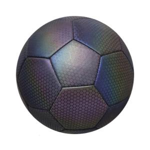 Soccer Balls Reflective Soccer Balls Size 4 5 Glowing Reflective Football Indoor Outdoor School Training Soccer Balls