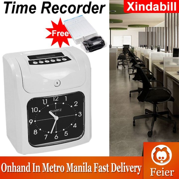 Time Recorder Time Attendance Bundy Clock Payroll Biometrics | Lazada PH
