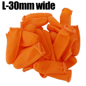 20/10/1pcs Disposable Latex Finger Cots 3 Size High Elastic Non-slip Anti-static Fingertips Protector Gloves Industry Supplies