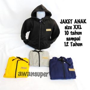 Jaket anak laki laki 10 tahun - 12 Tahun Jaket anak perempuan Jaket Hoodie anak laki laki Jaket Hoodie anak perempuan Jaket anak terlaris