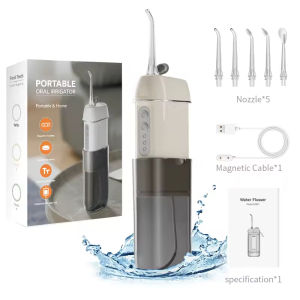 【SG Local Stock】Portable Water Flossers Electric Oral Irrigator Rechargeable Dental Water Jet Teeth Cleaner