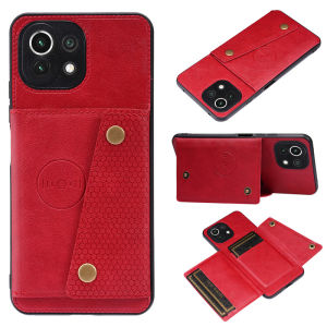 Mi 11 Lite Case Luxury Leather Wallet Car c Holder Card Slot Cover For Xiaomi Mi 11 Lite Mi11Lite Mi11 Lite 5G NE Coque