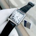 (100% Original) Casio LTP-V007L-7B1 Quartz Chrome Plated Case Black Leather Strap Women's Watch LTPV007L LTPV007L-7B1 LTP-V007L-7B1UDF. 